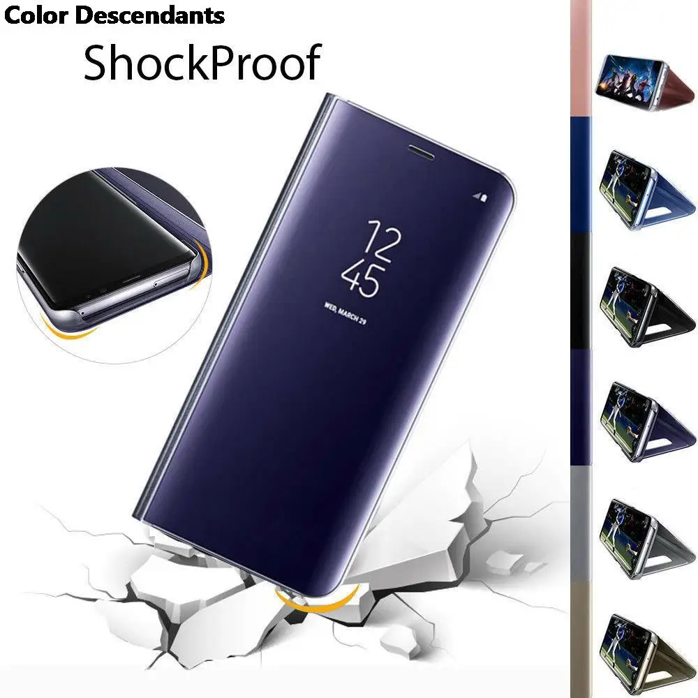 Cover Poco X5 5G Girlyard Con Specchio E Supporto – Custodia In Pelle PU Magnetic Flip Con Funzione Smart Stand – Nero