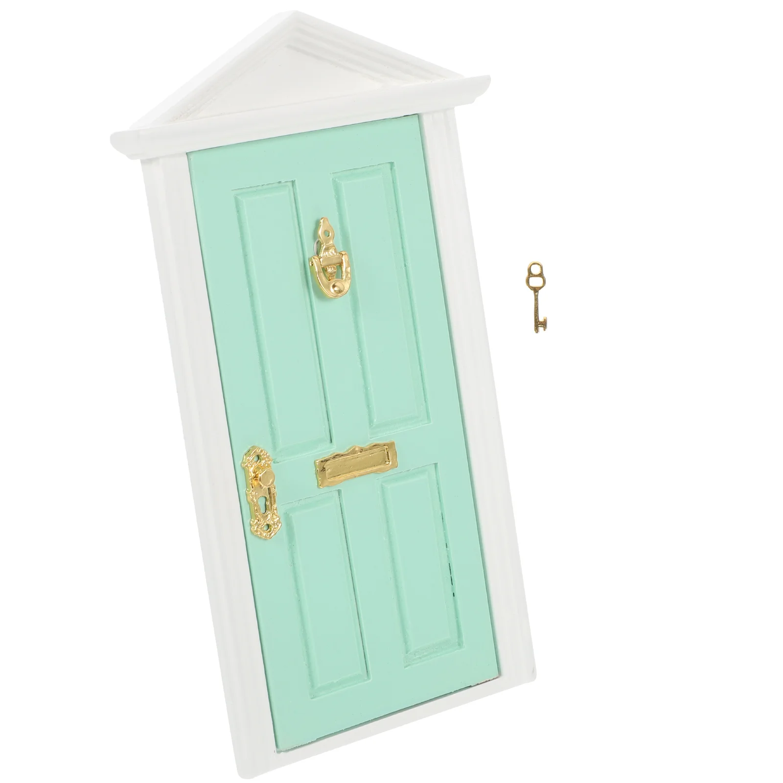 Decor Home Mini Wooden Doors and Windows Miniature Ornament House Toy Adorn Dolly Fairy