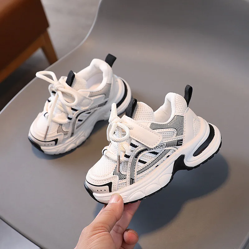 أطفال شبكة تنفس حذاء رياضي خفيفة الوزن تنوعا الرضع بنين بنات طفل حذاء كاجوال ربيع الخريف الأطفال احذية الجري