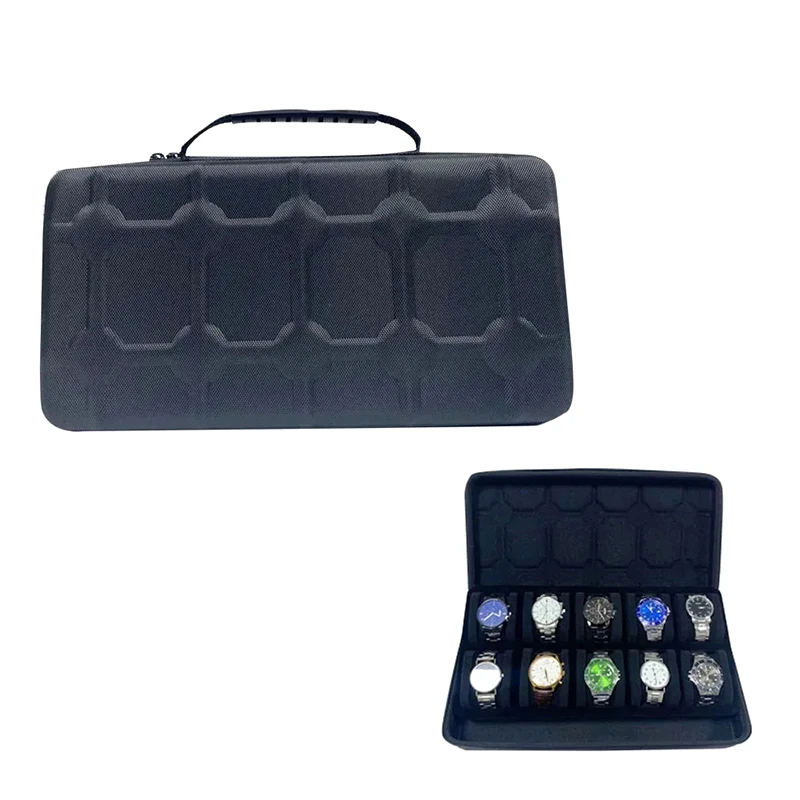 Watch Box Organizer For Men Or Women Watch Travel Case Portable Storage Display Holder For Wristwatches And Smart Watches