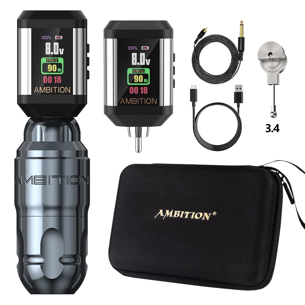 Ambition Lutin Latest Design Straight Rod Rotaty Tattoo Machine