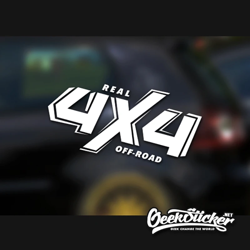 4 X4 Impermeabile Riflettente Universale Auto The Whole Body Sticker Icon Per Suzuki Jimny Jeep Wrangler Veicoli Fuoristrada 4Wd