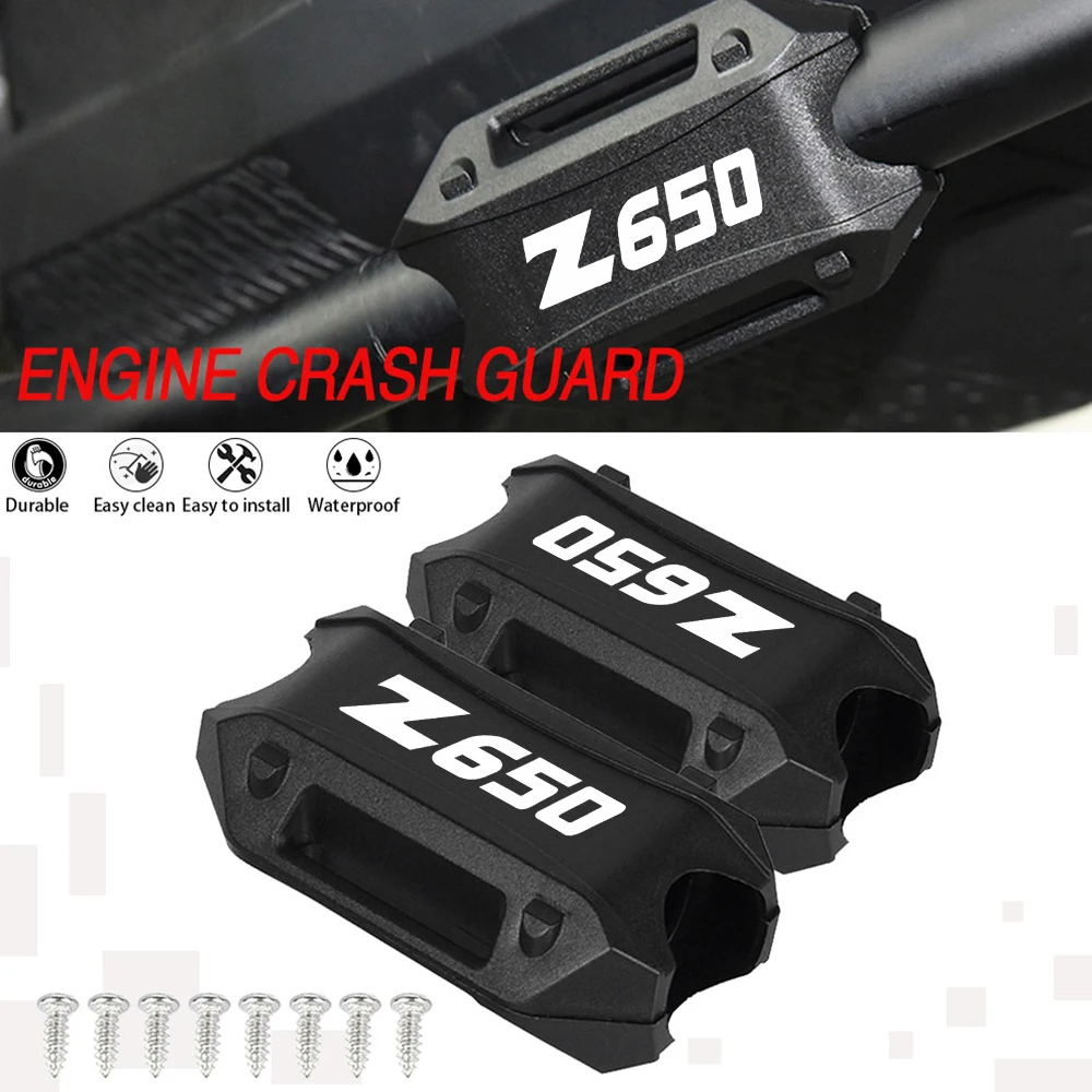 

Для KAWASAKI NINJA650 Z650 Z NINJA 650 2015-2021 2022 2023 мотоцикл 25 мм защита двигателя бампер полоса защиты аксессуары