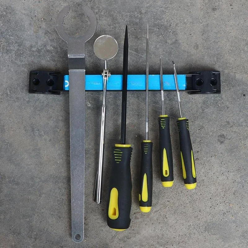 Magnetic Tool Holder Heavy-duty Magnet Tool Bar Strip Rack Space-Saving & Strong Metal Organizer Storage Rack for Knife Wrench 3