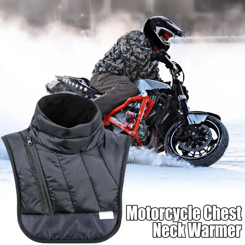 Motorcycle Neck Warmer Multipurpose Chest Pad Cover Winter Cycling Fleece Balaclavas Tubes Windproof Gaiter Scarf Neck Cover