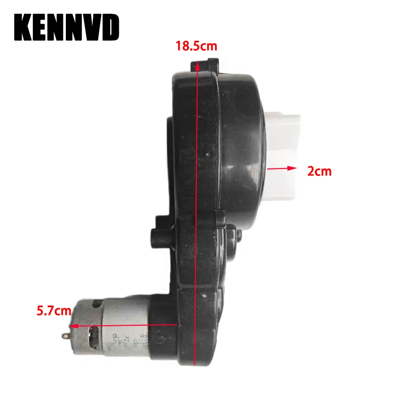 6V 12V 24V RS550 4&5&6&10 Pflaume High Speed Kinder Elektrische Fahrt auf Spielzeug Auto Fahrzeug Antriebsmotor Getriebe Motor Getriebe Teile – Detail 1