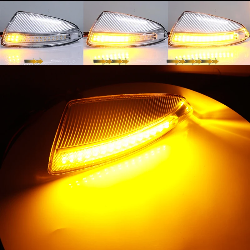 Car LED Rearview Mirror Turn Signal Light for Mercedes-Benz C Class W204 S204 W6