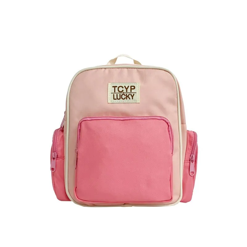 Korean Cute Kids Backpacks Patchwork Children's Handbags for Girls Boys Kindergarten Schoolbag Toddler Travel Storage Bag 2024 6