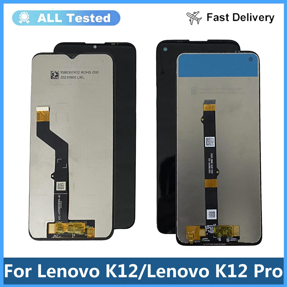 

Tested For Lenovo K12 lcd XT2095-4 K12 Note LCD Display Touch Screen Digitizer Assembly For Lenovo Lemon K12 Pro XT2091-8 LCD