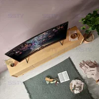 Écran TV LED incurvé de 55 pouces, télévision Ultra HD 4K, Smart TV de 55 pouces 3