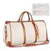 Extra Large Luggage Travel Bag Waterproof Leather Handheld Folding Luggage Outdoor Fitness Bag Multi Functional Storage Bag 4
