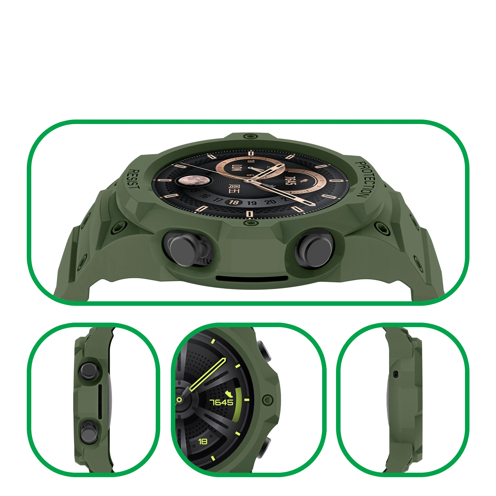 TPU   Ŀ ո ð  ȣ, ȭ ġ GT 3/2 GT3/GT2 46mm Ʈ    ̽