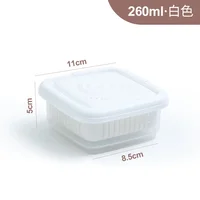 Boîte de rangement pour réfrigérateur, mini réfrigérateur à deux couches 6