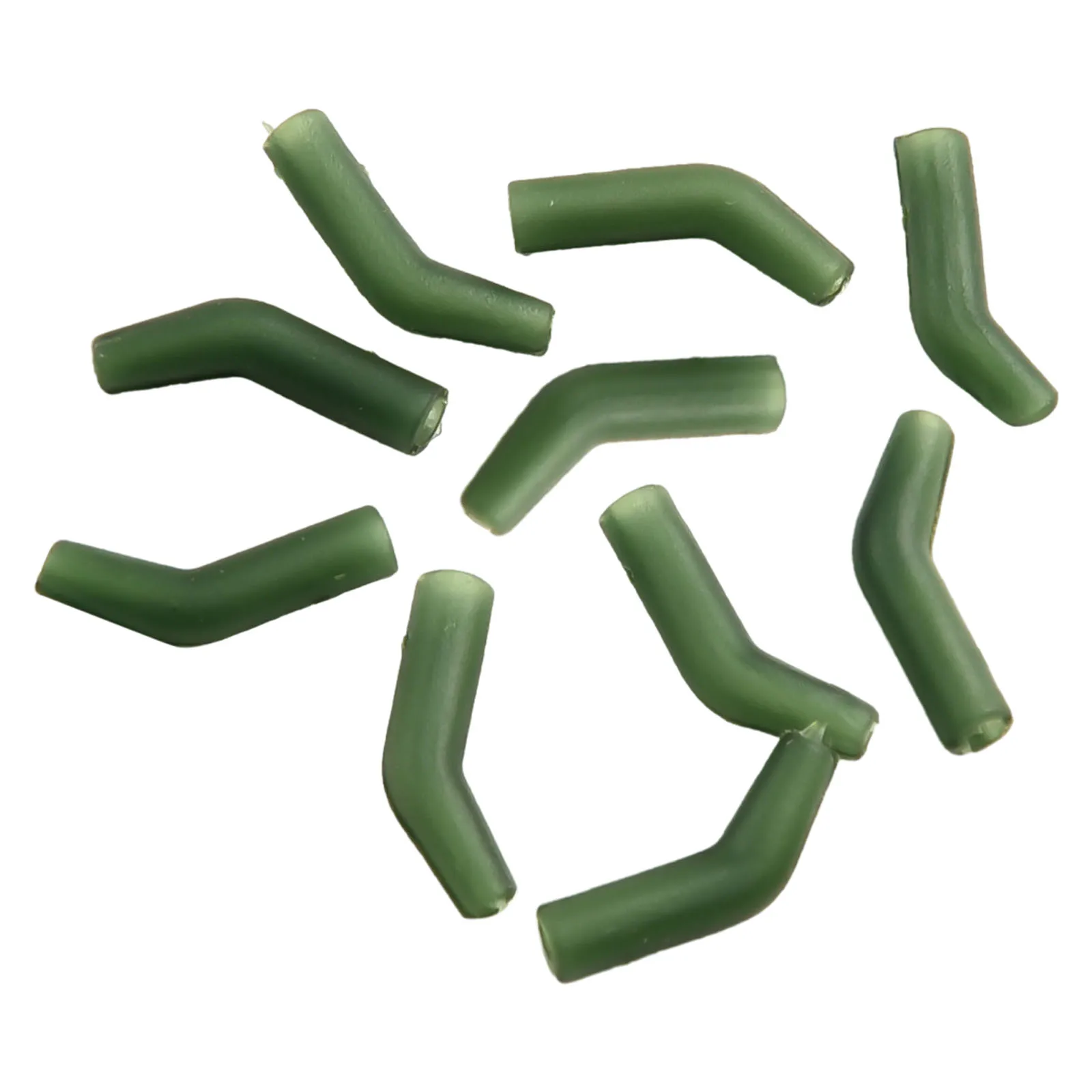 

10pcs 1.1cm Carp Fishing Anti Tangle Sleeves Hook Aligner Terminal Tackle Silica Gel Camouflage Outdoor Fish Accessories Durable