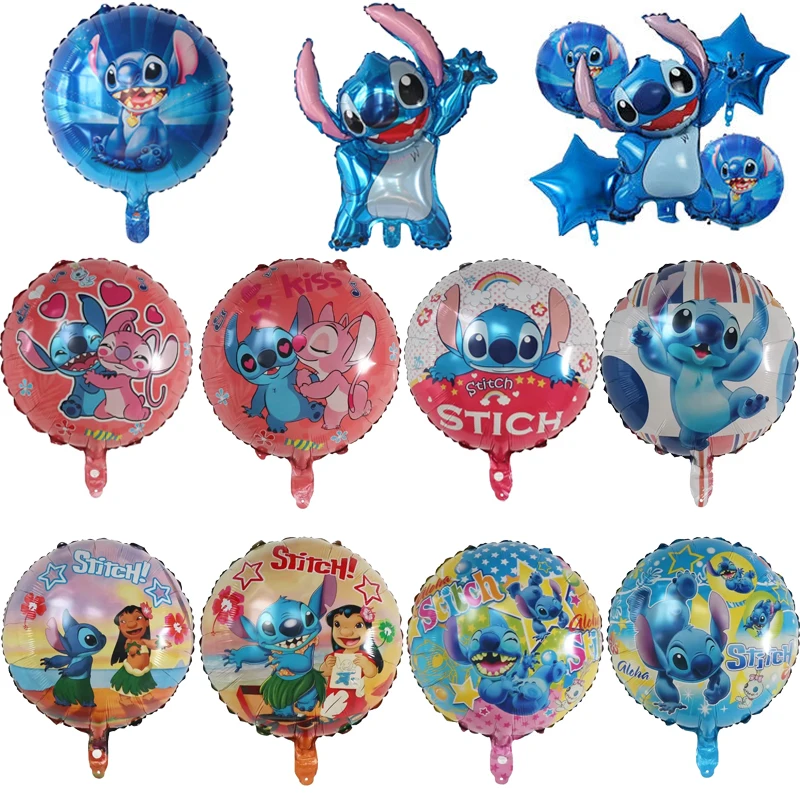 1 set Disney Lilo & Stitch Party supplies Stitch Birthday party decoration  balloon slogan Children's party decoration set - AliExpress