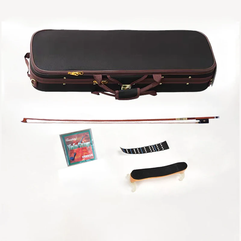 High-end handmade Italian vintage oily varnish 4/4 Violin Antonio Stradivari 1716 violino brazilian bow with Box