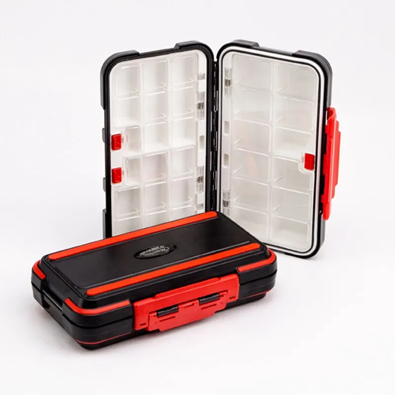 Fishing Tackle Box Fishing Waterproof Fishing Tackle Box Double Sided Opening and Closing Bait Tool Storage Box Multifunctional Goods