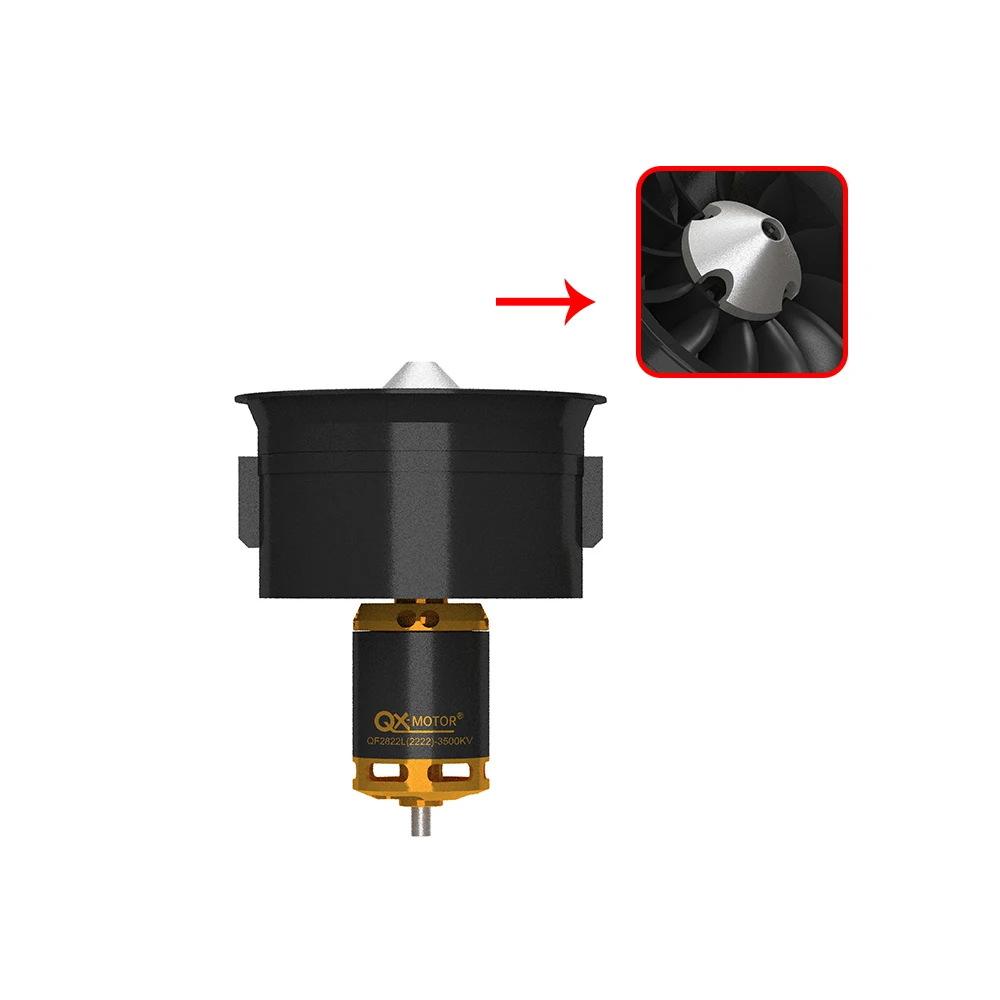 ラジコン飛行機ダクトファン Amazon.co.jp: ターボジェットファン, ダクテッドファン, 50mm ダクト