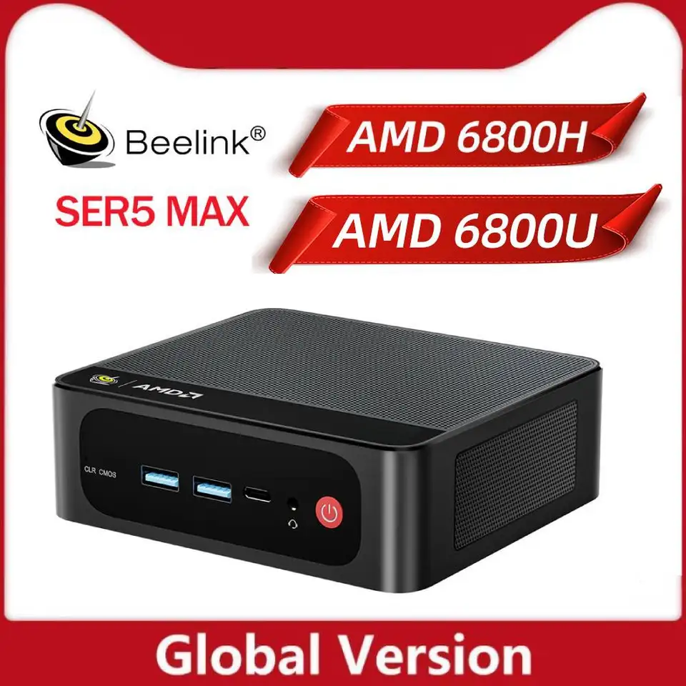 【最終値下げ】Beelink SER5 MAX ミニPC Ryzen7 Amazon.com: Beelink SER5 MAX Mini PC, AMD Ryzen 7 6800U (8C