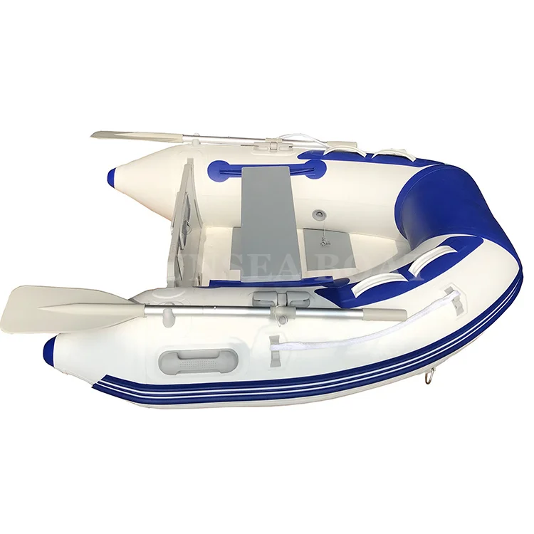 5.3ft 1.6m Cheap Light Weight PVC Inflatable Rowing Boat for One Person