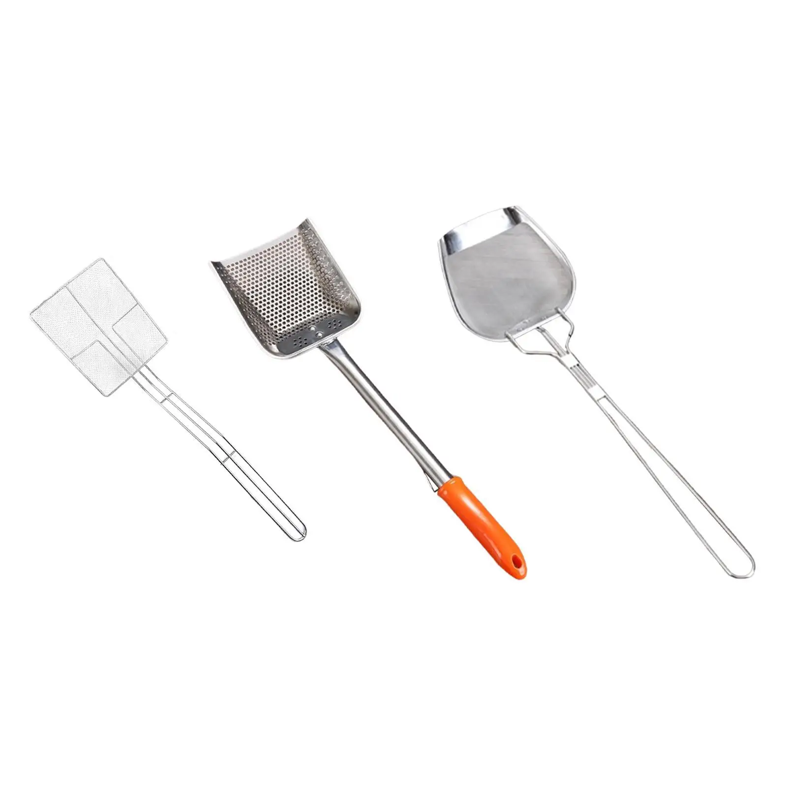 Oil Skimmer for Deep Fryer French Fries Oil Separator with Handle Stainless