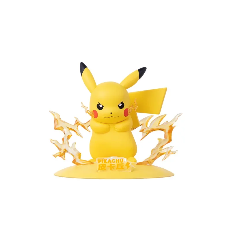 

Pokemon Cartoon Figure Toy Pikachu Bulbasaur Sylveon Gengar Scorbunny Children's Model Ornament Mobile Phone Stand Birthday Gift