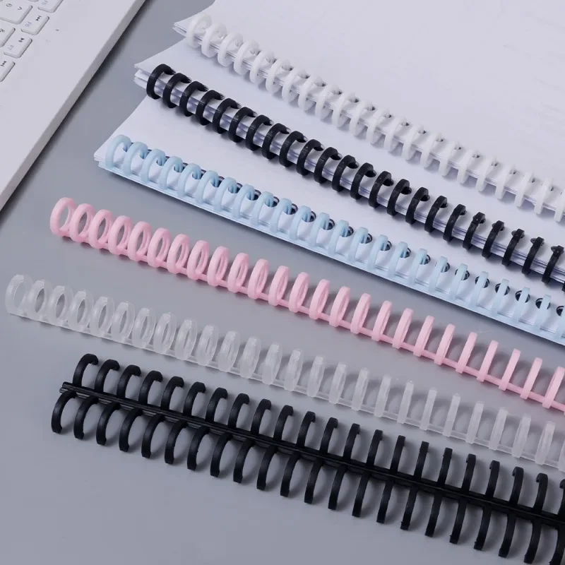 1-10Pcs 30Holes Detachable Buckle Loose-leaf Paper Book Circle Ring Scrapbook Album Binder Spiral A4 A5 B5 Notebook Binding Clip loose leaf binding coil plastic binding rings metal ring binder binder clip metal binder ring loose leaf binder clips notebook accessories