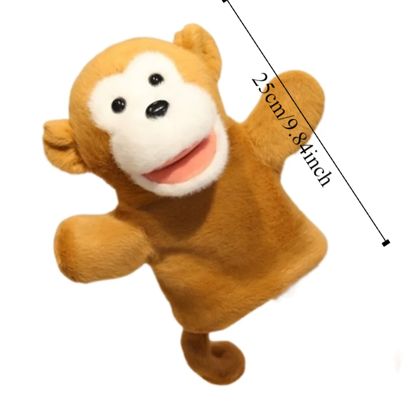 귀여운 개구리 동물 손인형 이야기꾼 오리 인형 상어 조기 교육용 부드러운 손가락 인형 부모-자녀용