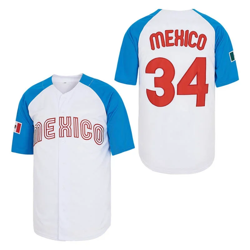 Mexico 7 Urias 34 56 AROZARENA jersey Baseball jerseys Sewing Embroidery Outdoor sportswear world Champion White Red