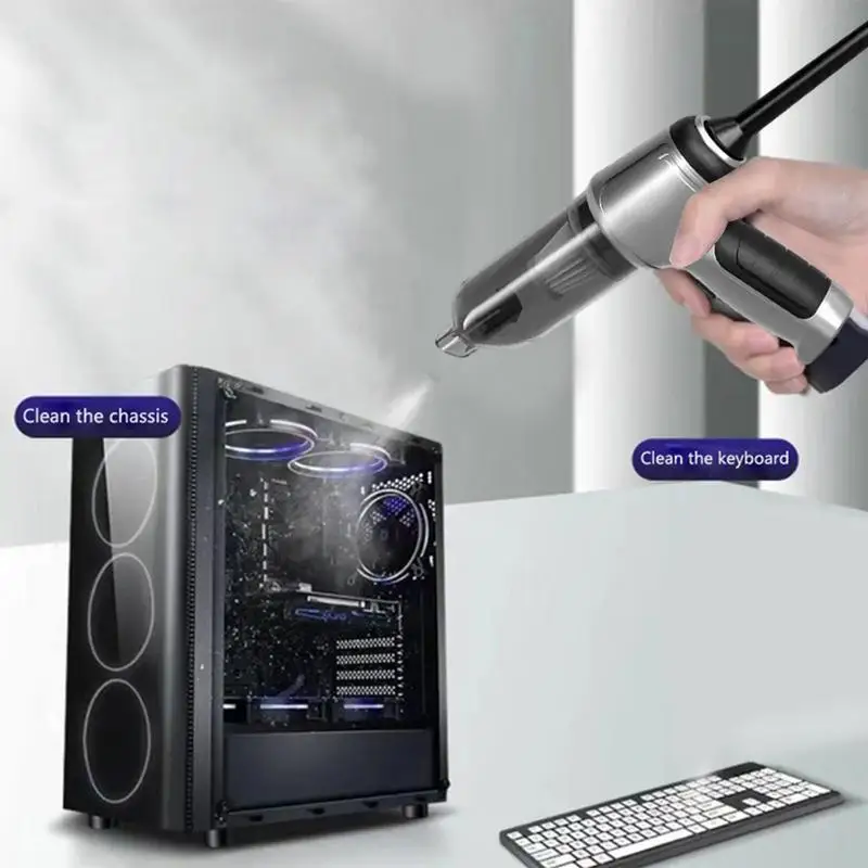Vacuum For Car Cleaning High Power Mini Auto Cordless Cleaning Vacuum Rechargeable Portable For Car Seat Auto Interior Ke
