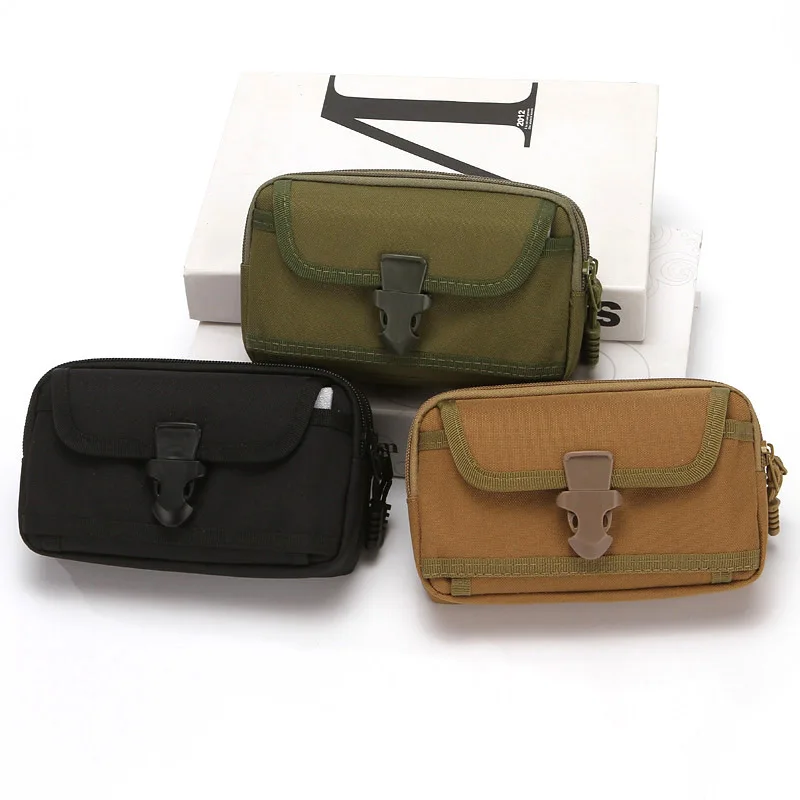 

NEW Military Molle Pouch Oxford Tactical Belt Waist Pack Outdoor Wallet Purse Packet Utility EDC Bag for 6.5'' Phone Hunting Bag