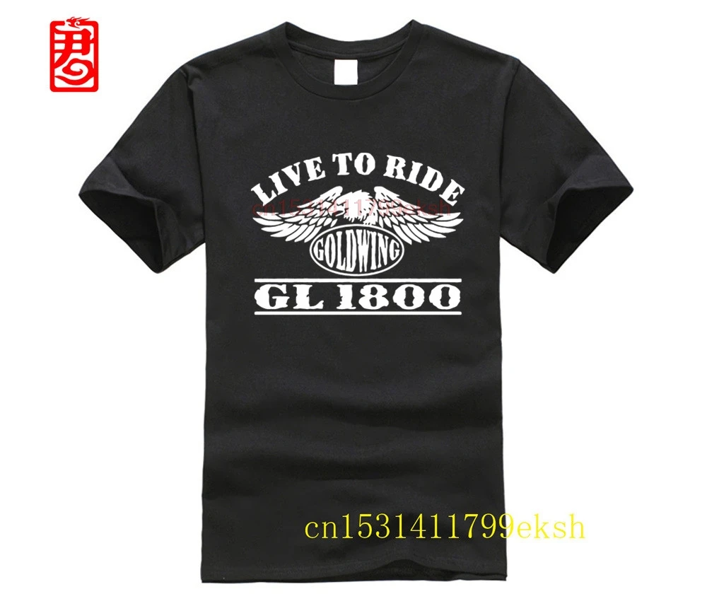 2023 New Fashion Camiseta Deviida Fresca Del T-Shirt Verano Nuevo Goldwing Gl 1800 Gl1800 Motocicleta Verano T Shirt