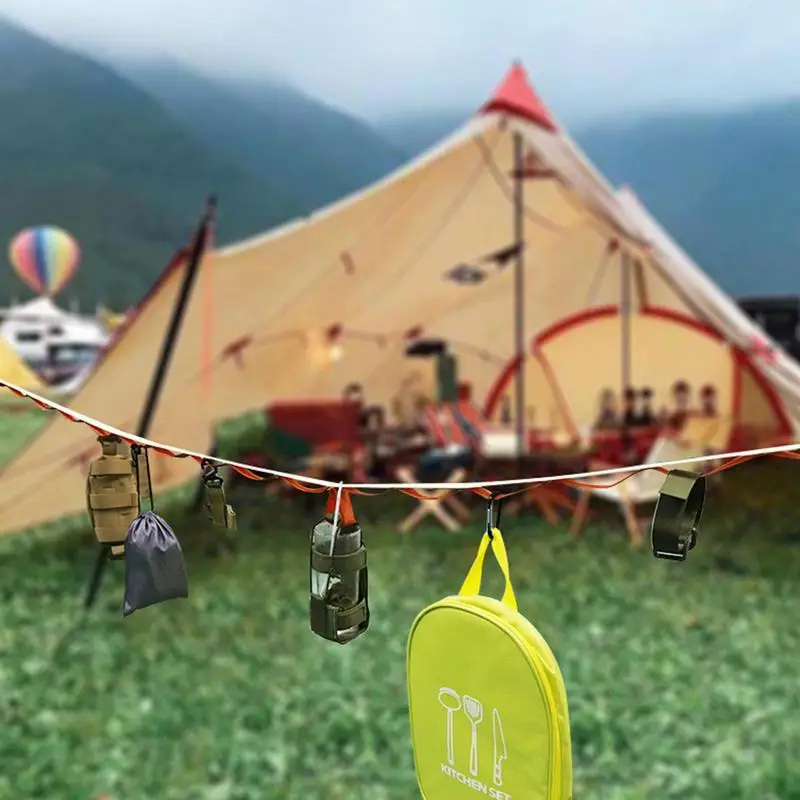 Clotheslines For Outside Nylon Collapsible Washing Line With Wind  Resistance Camper Must Haves Rope For Drying Clothes Bed