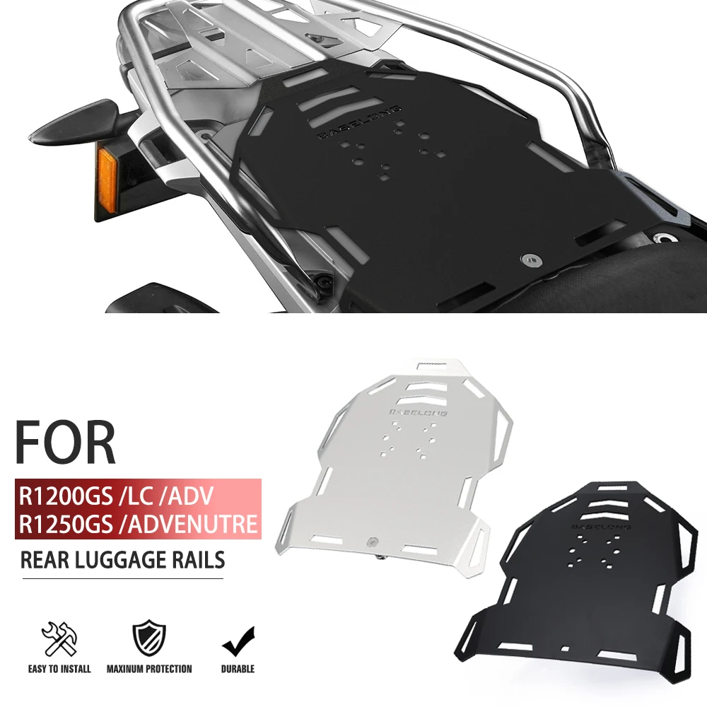 

For BMW R1250GS Advenutre 2018 2019 2020 2021 2022 2023 Rear Seat Covering Plate Rack Pillion Luggage Rails R1250 GS Accessories