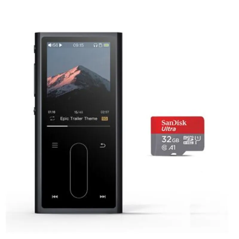 FIIO M3K Mini HIFI Hi-Res Lossless Portable Music Player MP3 FlAC Sport Digital Audio AK4376A DAC 24Bit 192Khz Recoder |