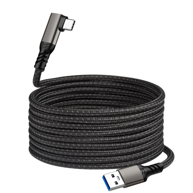 USB A-USB C 10Gbps 5m 3m 케이블 3A USB3.2 Gen1 Oculus Quest Link VR 헤드셋 데이터 전송용 고속 충전 USB-A VR 액세서리