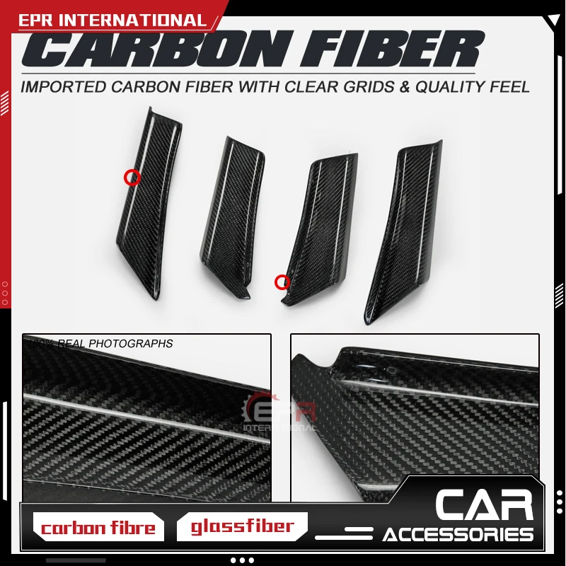 Per Honda Civic Tip R Fk8 Tipo Epa Paraurti Anteriore In Fibra Di Carbonio Canard Racing Parte Kit Corpo Splitter Anteriore Epa Canard Bodykit