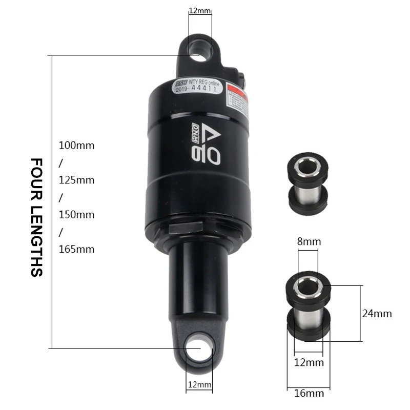 DNM AO-6  Ĺ   з   100mm 125mm 150mm 165mm   DH/AM MTB   Ĺ 