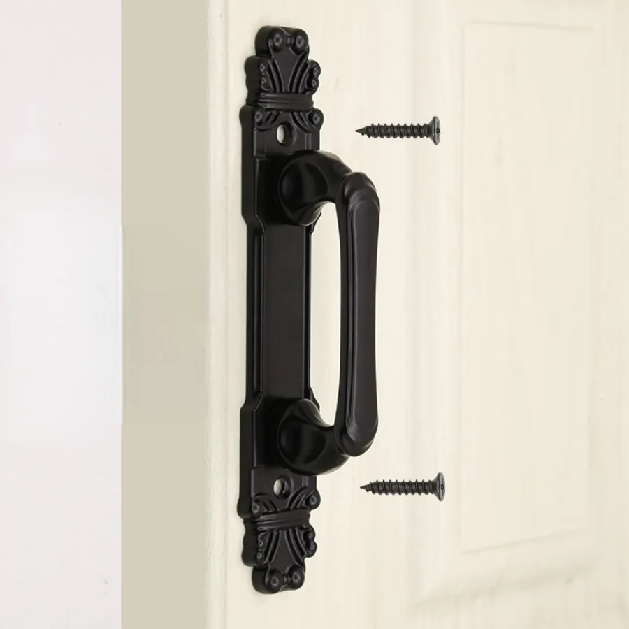 Nordic Vintage Wooden Door Handles Bedroom Sliding Door Furniture Hardware Push Pulls Wardrobe Handle Cupboard Handles door handles cabinet handles