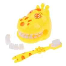 

Giraffe Teeth Brush Demo Teeth Teaching Model Dental Model Teeth Model Kids Children Earlier Education Brushing Tooth Toy Gifts