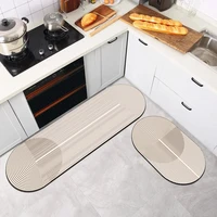 Super Absorbent Kitchen Floor Mat Long Diatomite Kitchen rug 1