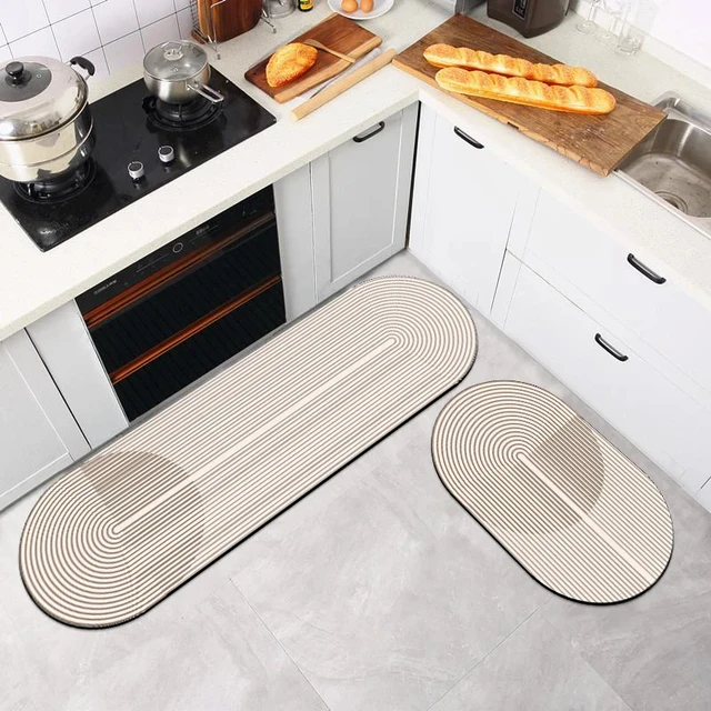 Super Absorbent Kitchen Floor Mat Long Diatomite Kitchen rug 1