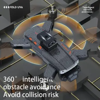 Intelligent Obstacle Avoidance Drone Foldable Rc Quadcopter with Three Cameras Optical Flow Positioning Obstacle for Kids 1