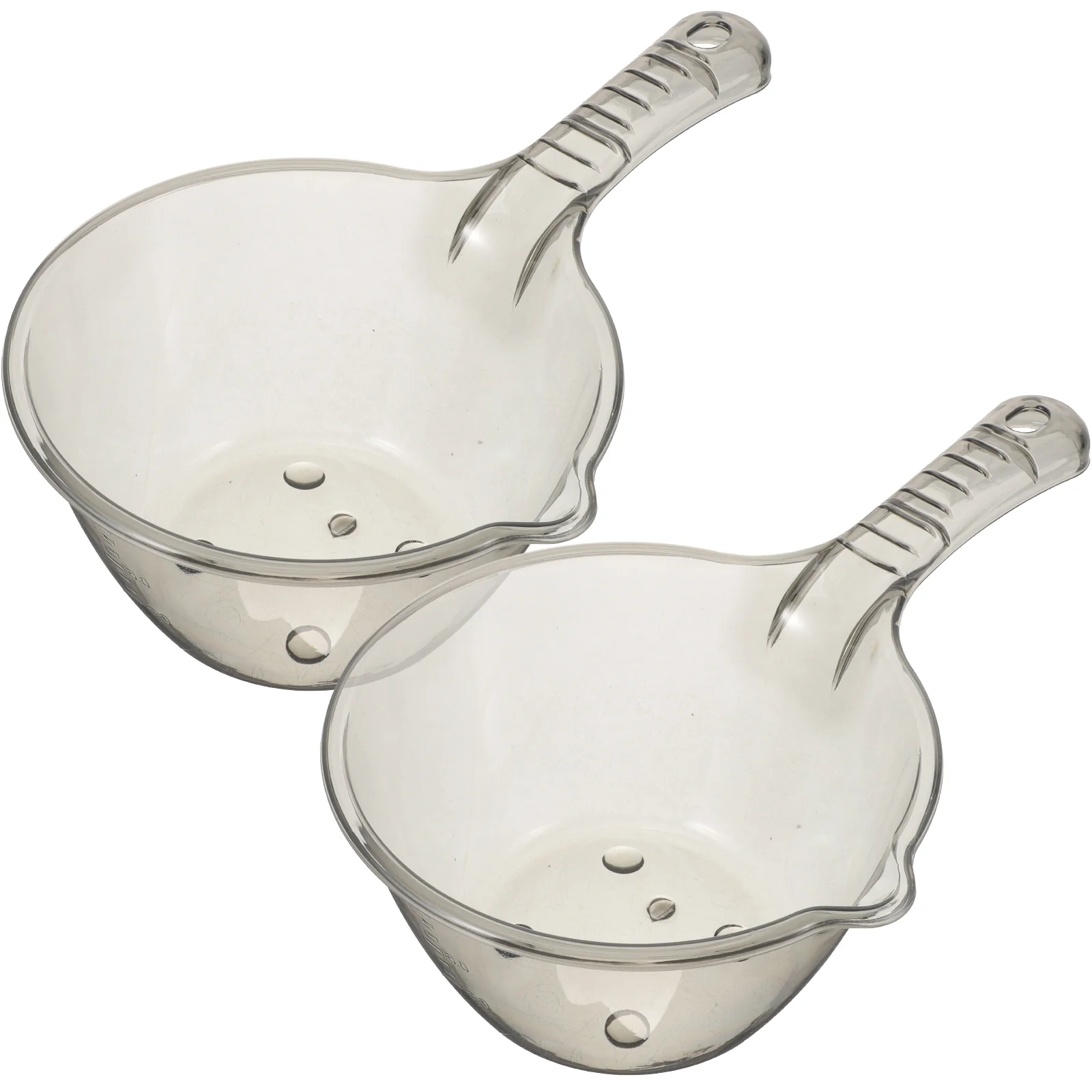 2 Pcs Bath Scoop Bubble Bathroom Portable Bathtub Kitchen Ladles for Watering Soup Mini