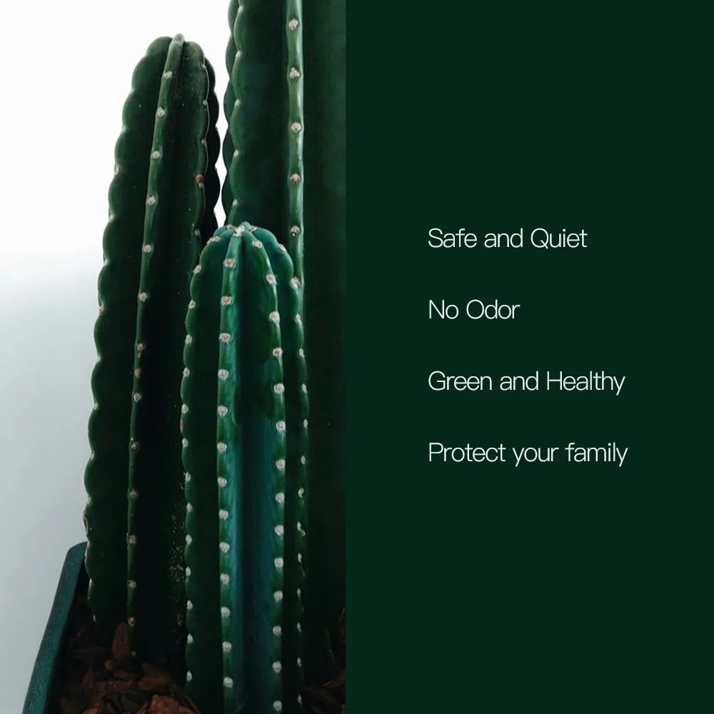 Gadgetoo Cactus Mosquito Killer Lamp Home Physical Lamp Mute Creative Mosquito Repellent Mosquito Killer Applicable