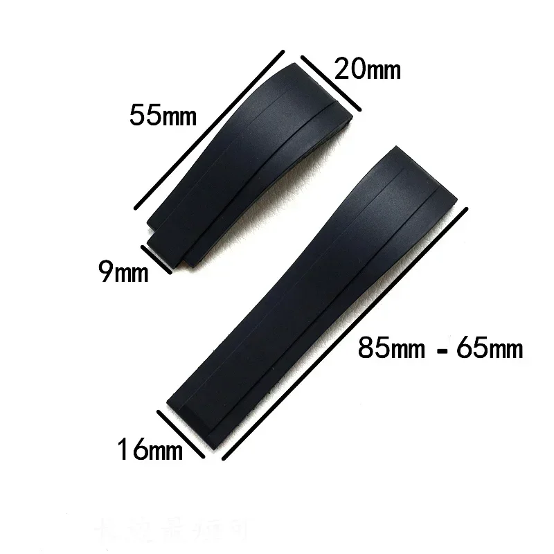 High-Quality 20mm Silicone Waterproof Watch Strap