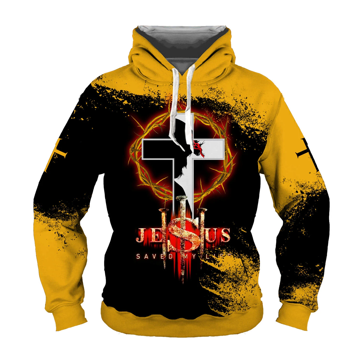 

Fashion Christian Jesus Cross 3d Hoodie Fashion Streetwear Pullover 3D Printed Sweatshirts Funny Pullovers Men Women Hip Hop Ret