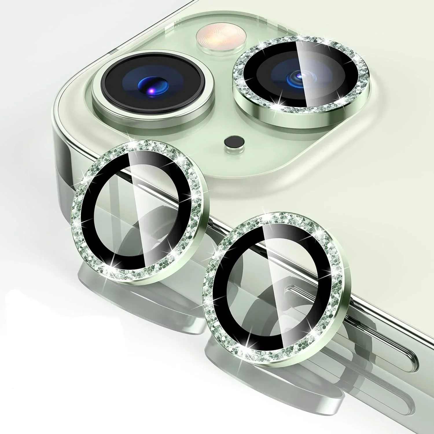 Desert Titanium Tempered Glass Camera Lens Protector