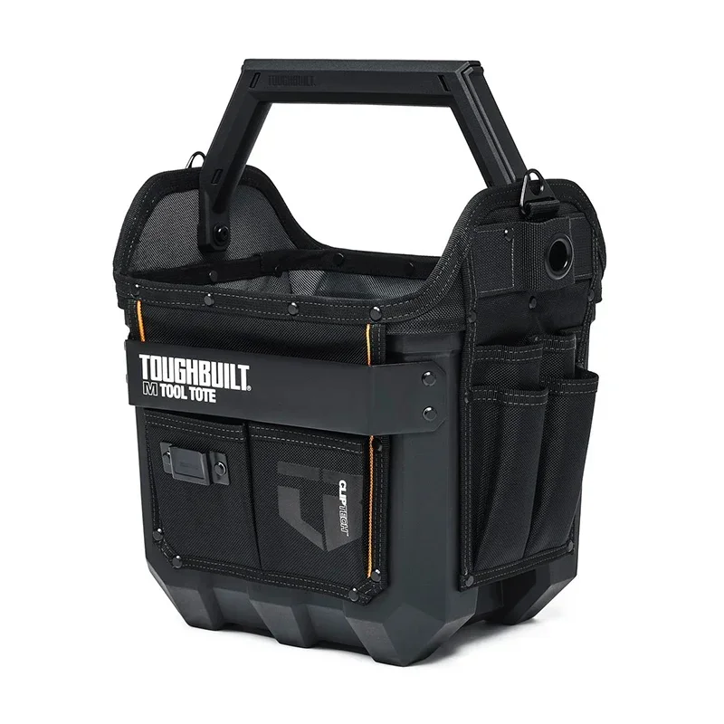 TOUGHBUILT TB-CT-82-12 12 inch hard bottomed tool bag is sturdy, easy to use, portable, and multi storage expert level 4