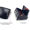22cm Drywall Putty Flat Finishing Box Metal Case Wall Plastering Scraper Compact 3